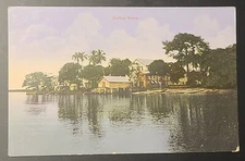 British Guiana Postcard Bartica Grove Published by Booker's Bros. Demerara Old 