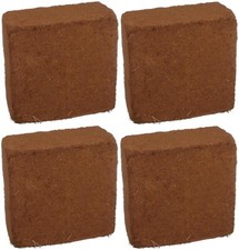 4 x 10 Litre Coco Coir Brick Block Organic Coconut Fibre Peat Free Soil Compost