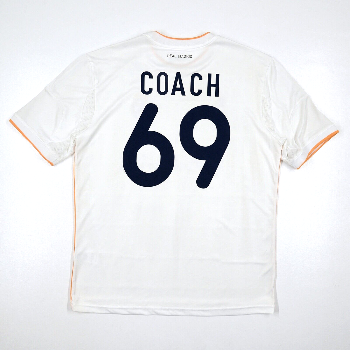 Fly Emirates Real Madrid Coach 69 Jersey Official Draps Center