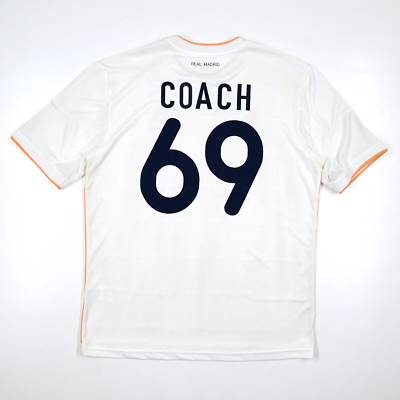 Fly Emirates Real Madrid Coach 69 Jersey Official Draps Center