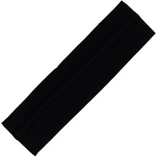 Cotton Headbands Soft Stretch Headband Sweat Absorbent Elastic Head Band Black