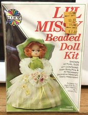 Walco Li'l Missy Beaded Doll Kit Sequin Vintage Bridesmaid 13375 New Sealed