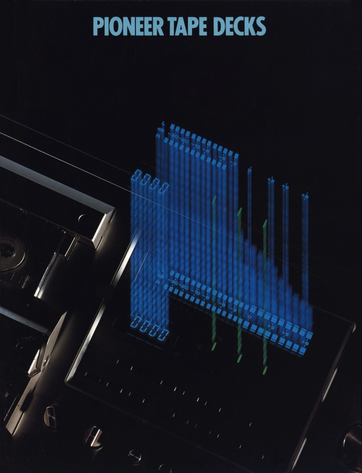 High res scans of 1980 Pioneer CT-F1250, RT-909 etc cassette tape decks brochure