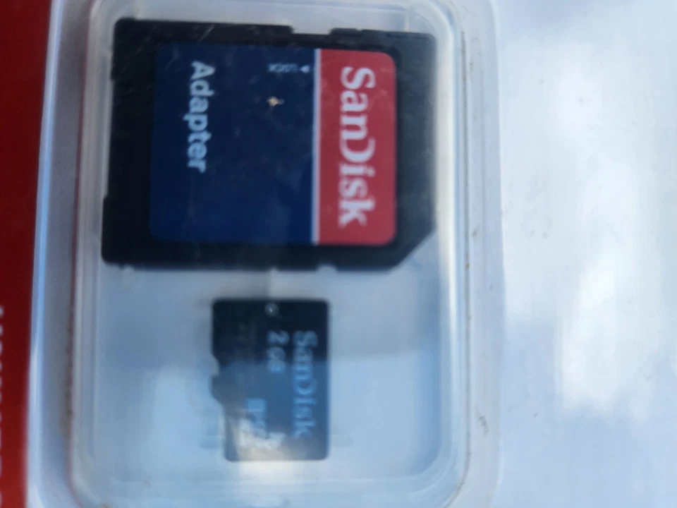 Sandisk 2GB Memory Card Micro SD MicroSD Universal 2 IN 1 With Adapter - Image 4 of 4