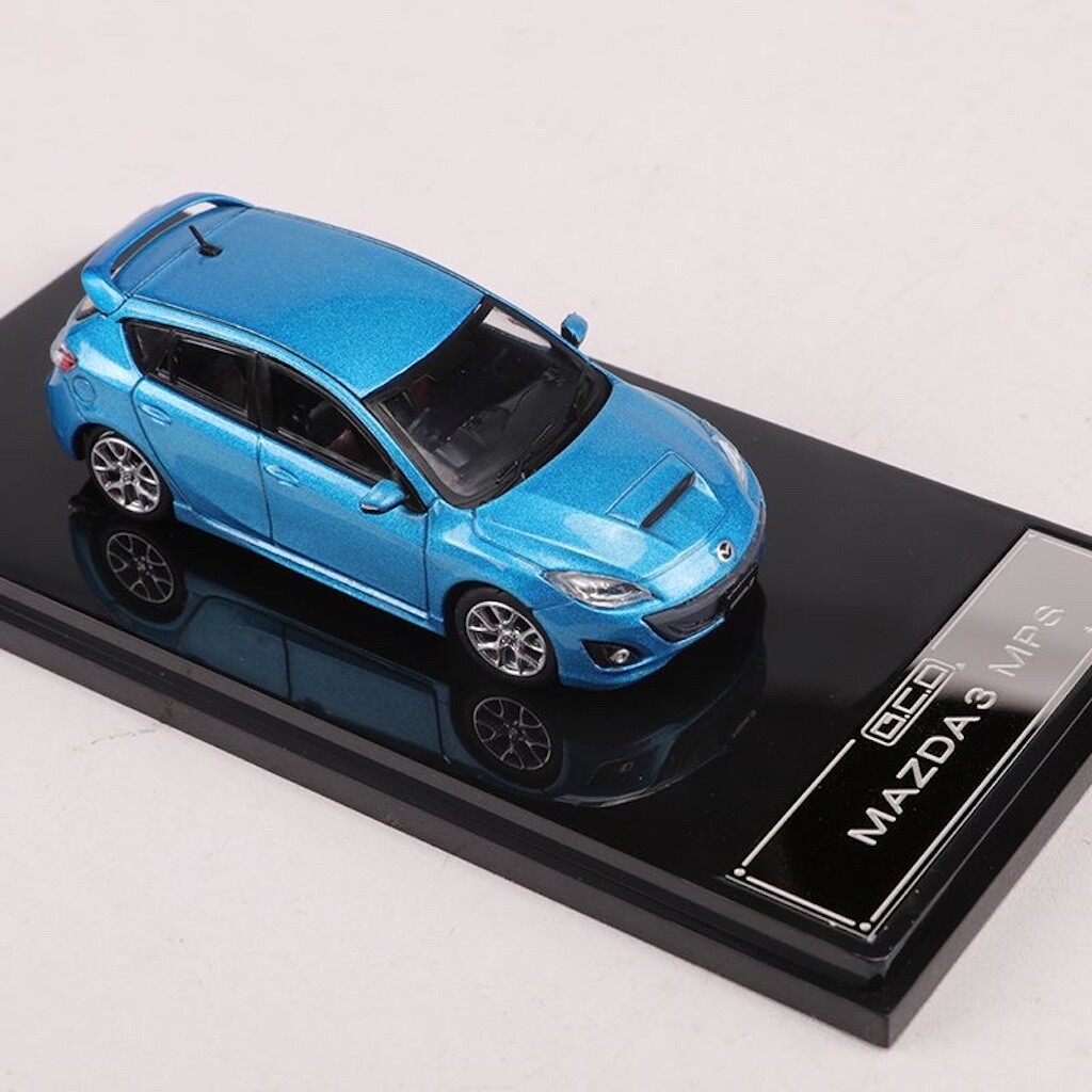 ED GCD 1:64 Blue MPS Mazda 3 Hatchback Sports Model Diecast