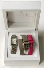 Watch Michel Herbelin COF.17048/B01SL Model Antarès Rectangular Ladies Quartz