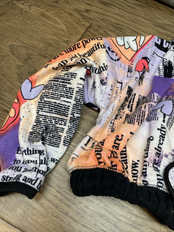 Sudadera Pullover Justice Sport Graffiti 1/4 Cremallera Niña Talla XS 5/6 KG JD Foto 4 de 4