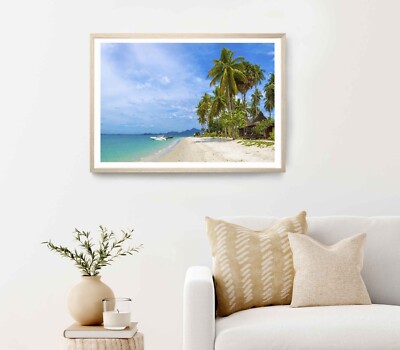 Thailand, Koh Mook Island Tropical Beach Poster Premium Quality Choose your Size