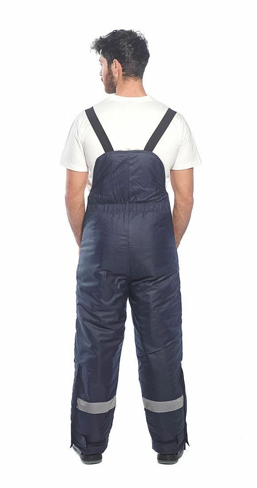 Portwest CS11 ColdStore Quilt Lined Polyester Reflective Pants with 6 Pockets - Image 4 of 4