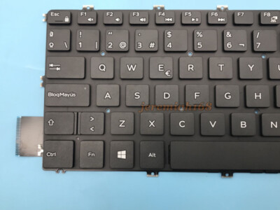 For Dell Inspiron 7386 7586 5485 5491 5582 5591 2 in 1 Latin 