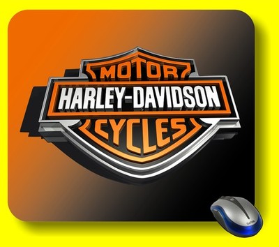 Harley Davidson Motorbike Computer Mouse Pad       ha1