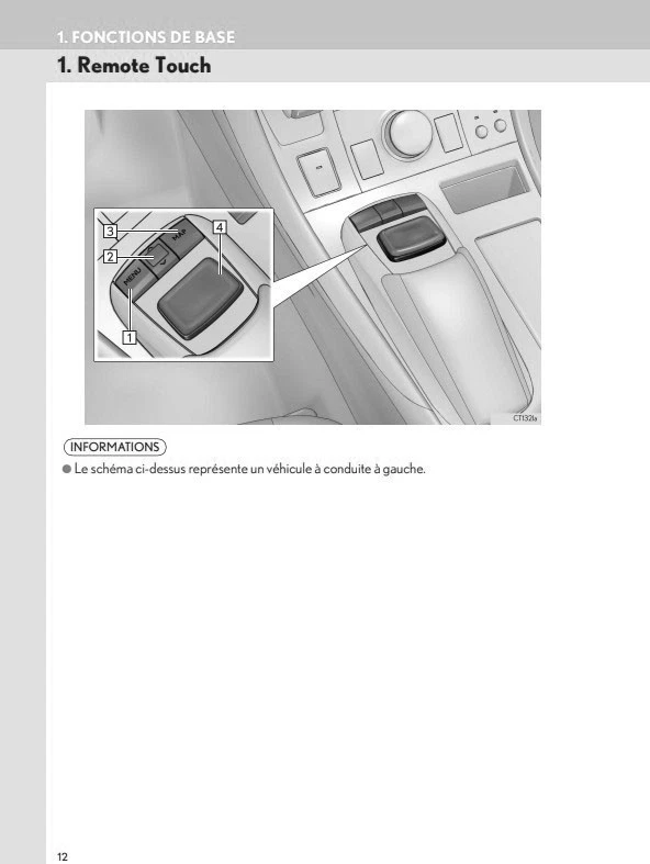 Lexus CT 200h navigazione dal 2017 istruzioni per l'uso italiano - Immagine 3 di 4