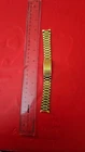 vintage original JAPAN gold color SEIKO 18mm man watch band,used