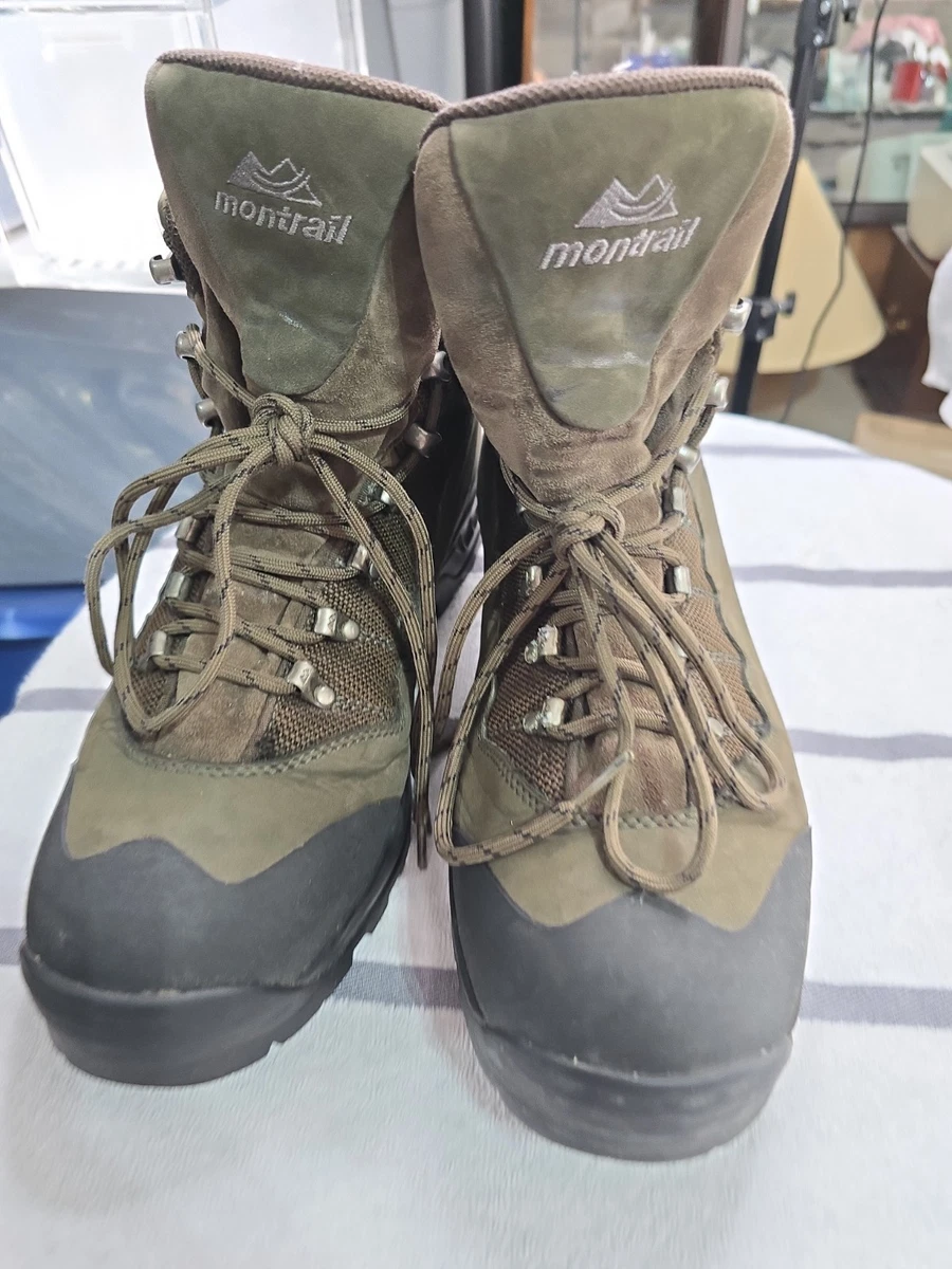 Montrail Gentorw 1791 Hiking Boots Leather Men 12 Gore Tex GTX Vibram Waterpoof MONTRAIL Hiking Boots Gray Gentorx Gore-Tex Vibram Sole Mid  main image 3