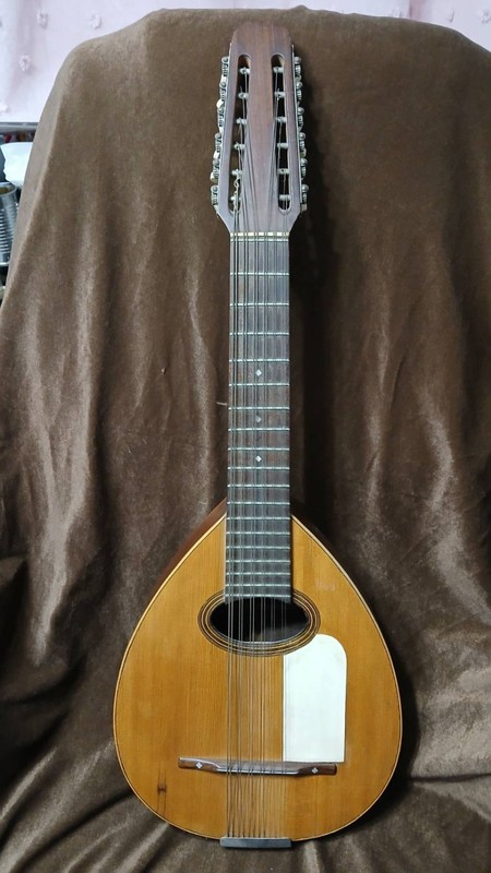 **RARE** 12 STRING VINTAGE LAUD BANDURRIA MADE IN SPAIN