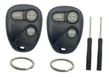 Key Fob Shell Case Replacement Fits for 1996-2002 Chevy Suburban 3 Buttons E