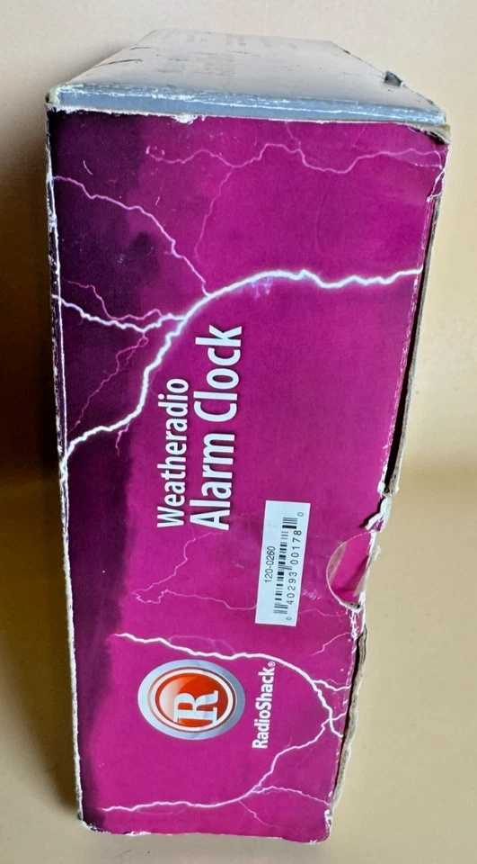 Radio Shack Weatheradio Reloj Despertador 12-260 Canales de Radio Meteorológica NOAA Foto 4 de 4