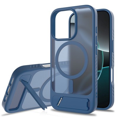For iPhone 17 16 Pro Max 15 14 13 12 MagSafe Magnetic Shockproof Kickstand Case