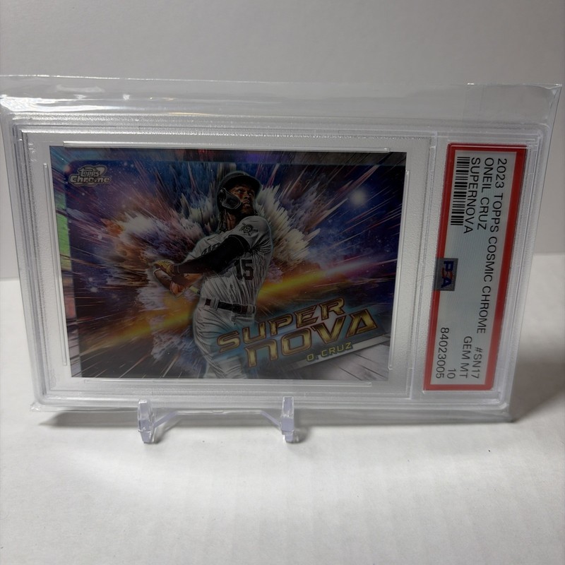 Topps 2023 Cosmic Chrome Baseball Oneil Cruz Supernova #SN-17 PSA 10