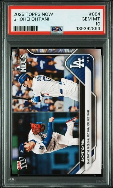 PSA10 2025 TOPPS NOW 884 SHOHEI OHTANI | eBay