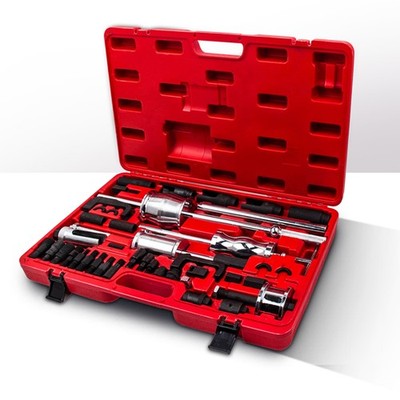 Diesel Injector Extractor Slide Hammer Puller Adapter Tool 40PCS Nozzle Remover