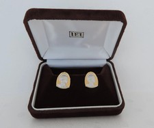 Rari gemelli soldatini romani vintage in argento sterling 925 17 g molto...