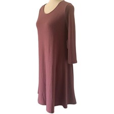 Altar'd State Arlo Dress M NWT Dark Mauve Soft Midi Boho Cottagecore Preppy