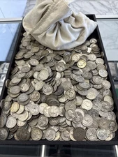 90% Silver Quarters - $100 Face Value Bag— A Total Of 400 Coins