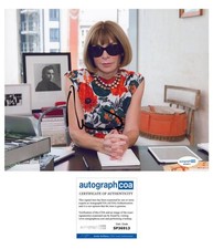Anna Wintour "Vogue" Editor-in-Chief AUTOGRAPH Signed 8x10 Photo ACOA