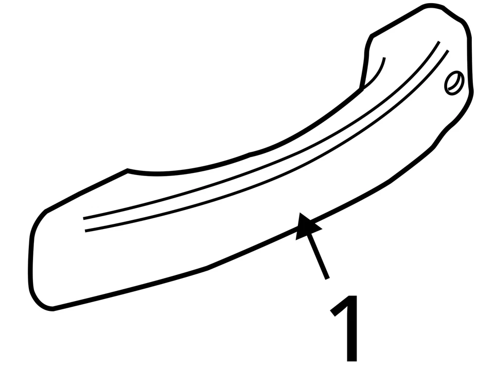 2003-2006 Porsche Cayenne Outside Door Handle Right 95553103200 OEM Used - Image 4 of 4