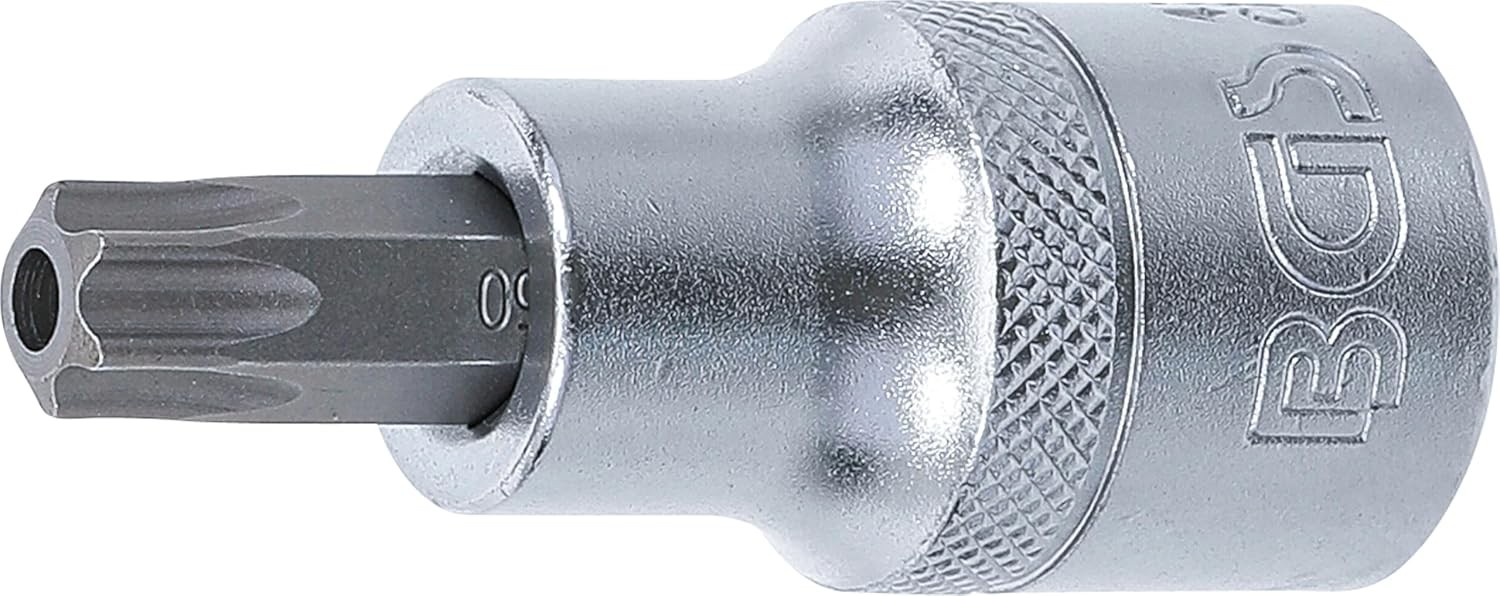 BGS 4328 | Bit Socket | 12.5 mm (1/2"") Drive | T-Star tamperproof (for Torx) T5