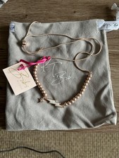Bibi Bijoux Kate Thornton Lightening Bolt Necklace. Rose Gold Coloured. BNWT