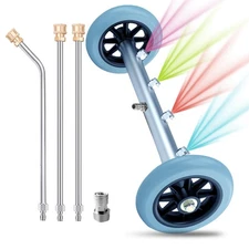 Pressure Washer Undercarriage Cleaner, 16 Inch Undercarriage Car Washer, Pres...