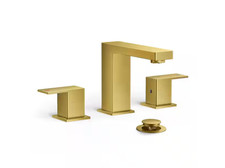Forious pro 8 in. Widespread Double Handle Bathroom Faucet in Brushed Gold