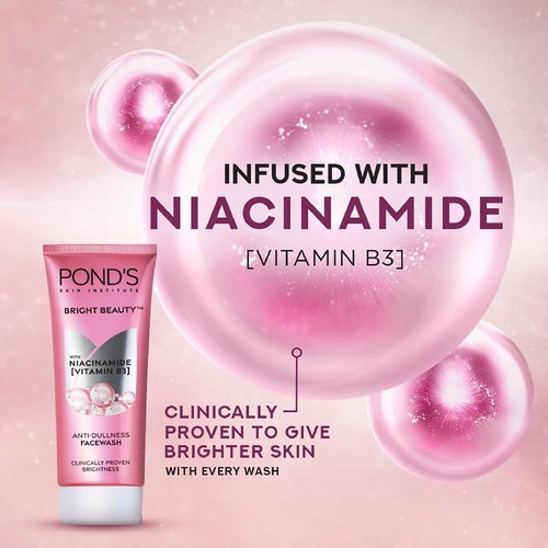 POND's Bright Beauty Anti-Dullness & Brightening Facewash With Niacinamide | For - Picture 7 of 9
