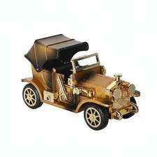 Vintage Car Music Mechanism Metal Craft Decor Piece Gift Idea for Entrance Hall