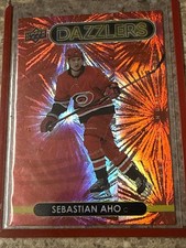 2021-22 Upper Deck Series 1 - Dazzlers Sebastian Aho #DZ-9  Red