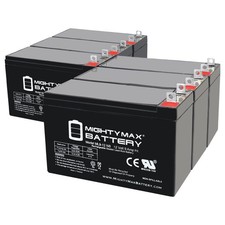 Mighty Max 12 VOLT 9 AH SLA BATTERY NB terminal - 6 Pack