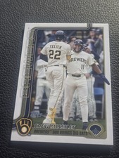 2025 Topps Update #US233 Crew Missiles (Christian Yelich / Jackson Chourio) VC