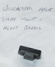 Winchester Target Rifle HEAVY Barrel Dovetail Front Sight Base For Globe Sight