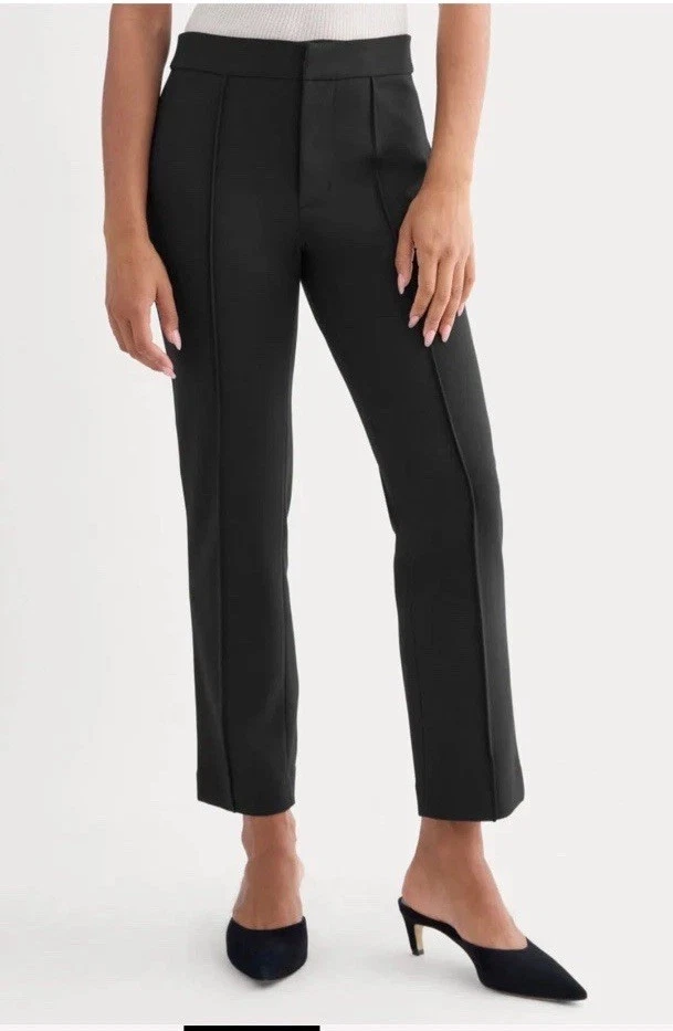 Pantalone jeans donna gamba dritta con le tasche e strass Exsy