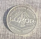 2001 Luxor Millennium Edition Sky God .6 oz 999 Silver Strike Casino Token Round