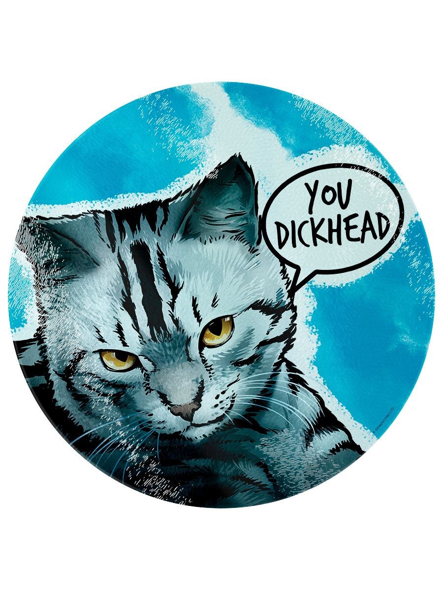 Cute But Abusive You D*ckhead Circular Chopping Board