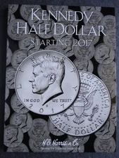 HE Harris Kennedy Half Dollar #4 Starting 2017-2026 Coin Folder Album Book 4686