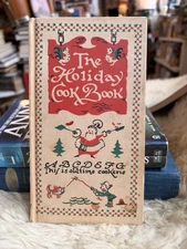The Holiday Cookbook Vintage 1950 Peter Pauper Press Collectible HC  Boxed