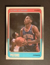 1988-89 Fleer Dennis Rodman RC #43 EX Rookie card