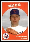 1989 Baseball Card Magazine '59 Topps Replicas Hand-Cut #45 Nolan Ryan - HOF