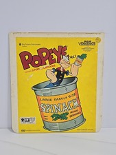 Popeye Vol. 1 Animation 1984 CED RCA VideoDisc Olive Oyl Wimpy Swee' Pea TESTED