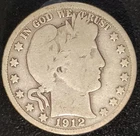 1912 D Denver Mint Barber Half Dollar