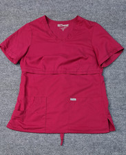 Grey  s Anatomy by Barco Scrub Top Women  s Medium V-Neck Pockets Back Tie